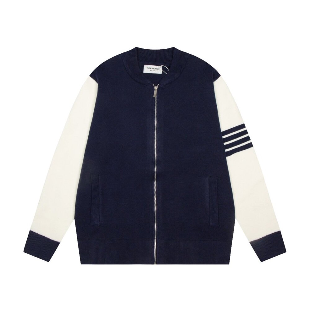 thom browne color-matching zipper spring and autumn jacket